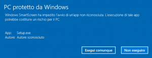 Windows SmartScreen passo 2